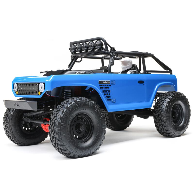 1/10 SCX10 II Deadbolt 4X4 Brushed RTR, Blue | Axial Adventure