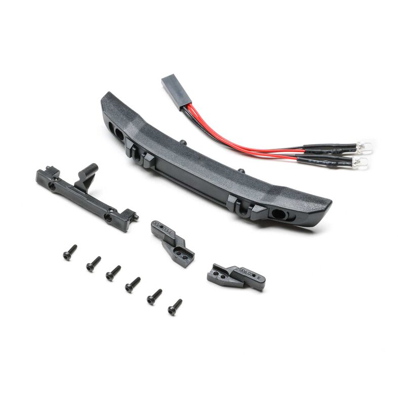 Front Bumper with LED: SCX24 Ford Bronco