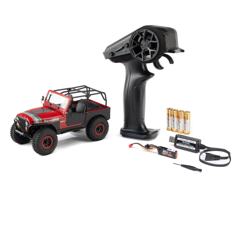 Axial 1/30 SCX30 Jeep CJ-7 4X4 RTR Brushed Rock Crawler (Battery & Charger Included)
