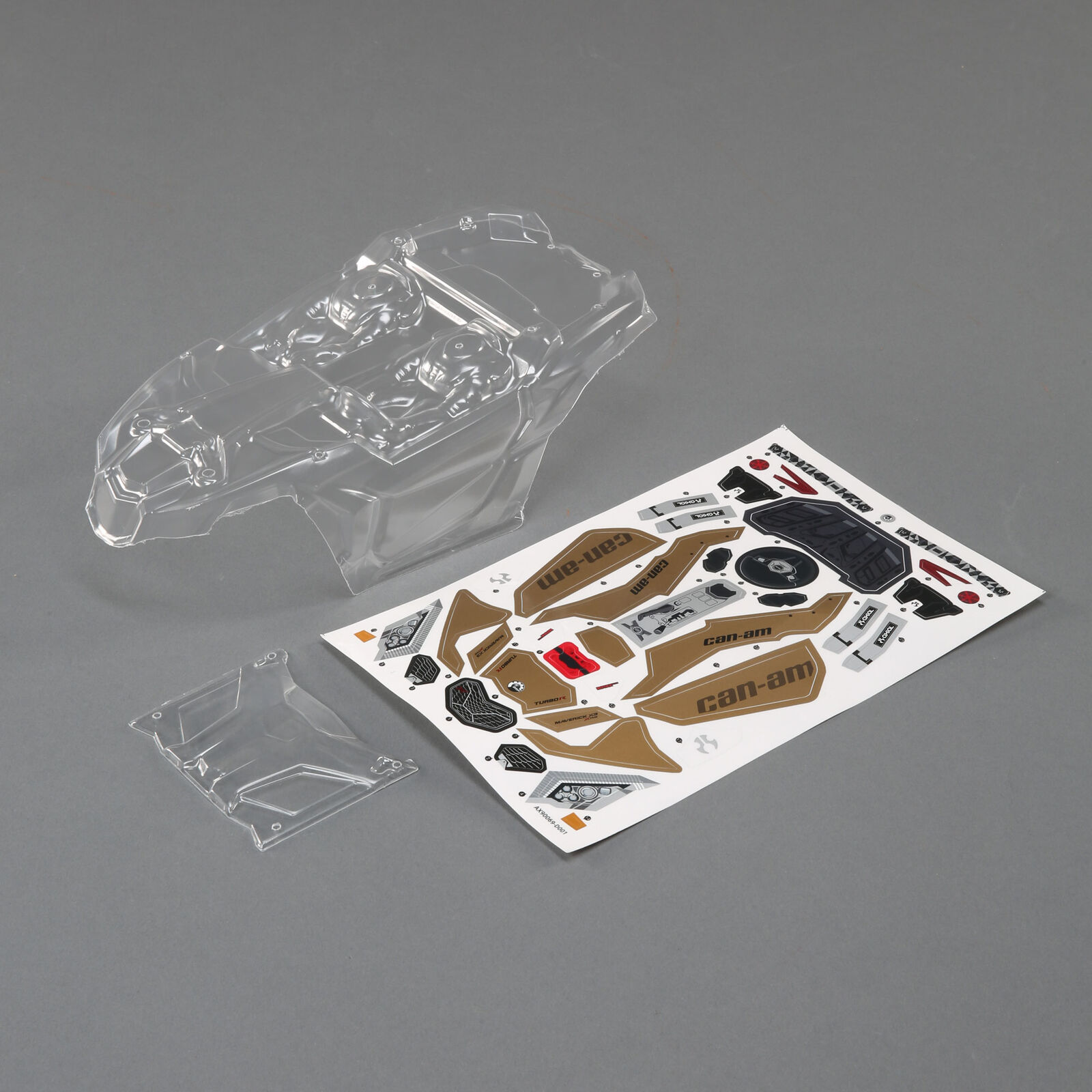 Can-Am Maverick X3 Body, Clear: Yeti Jr