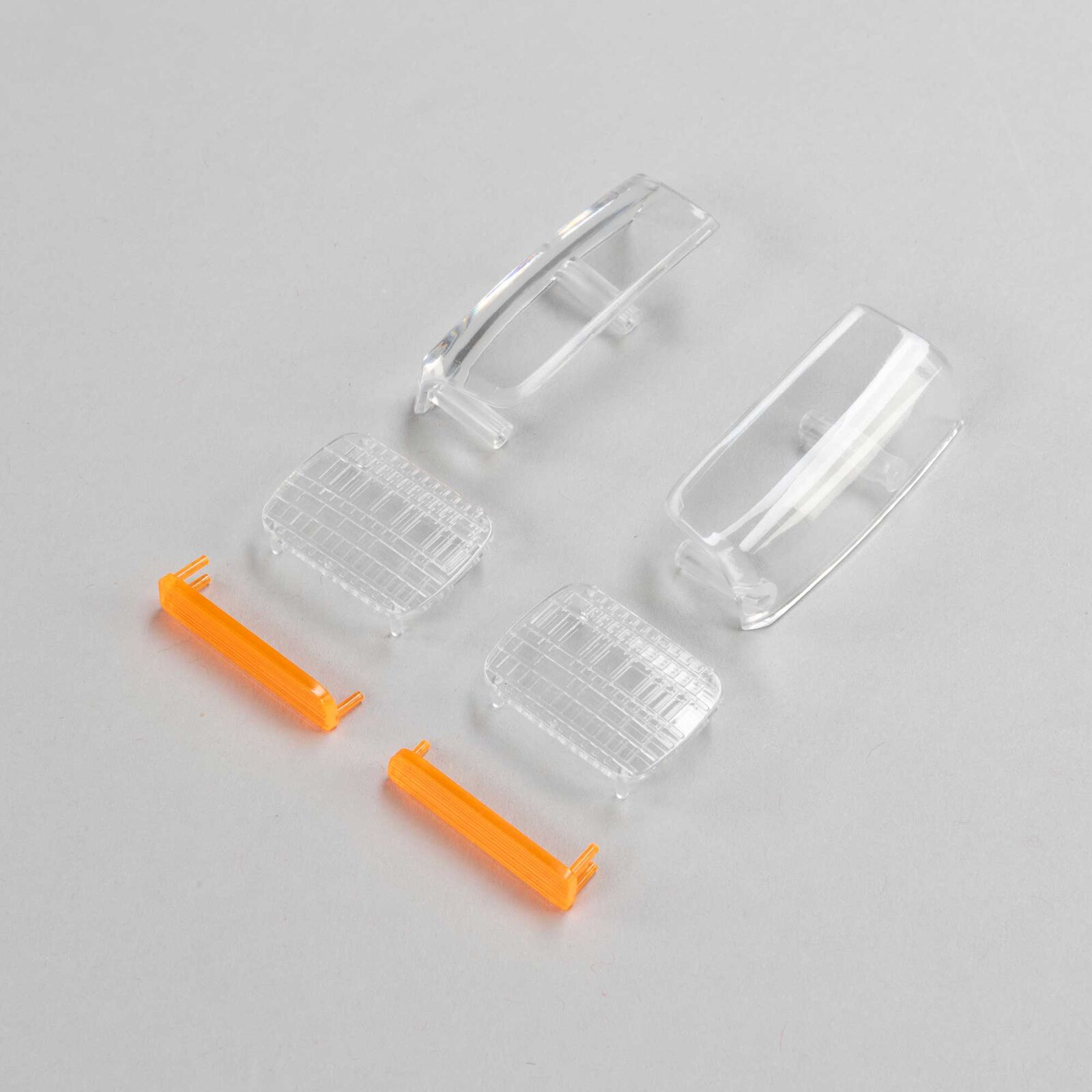 Axial Headlight, Taillight Lens Set: SCX10 III XJ