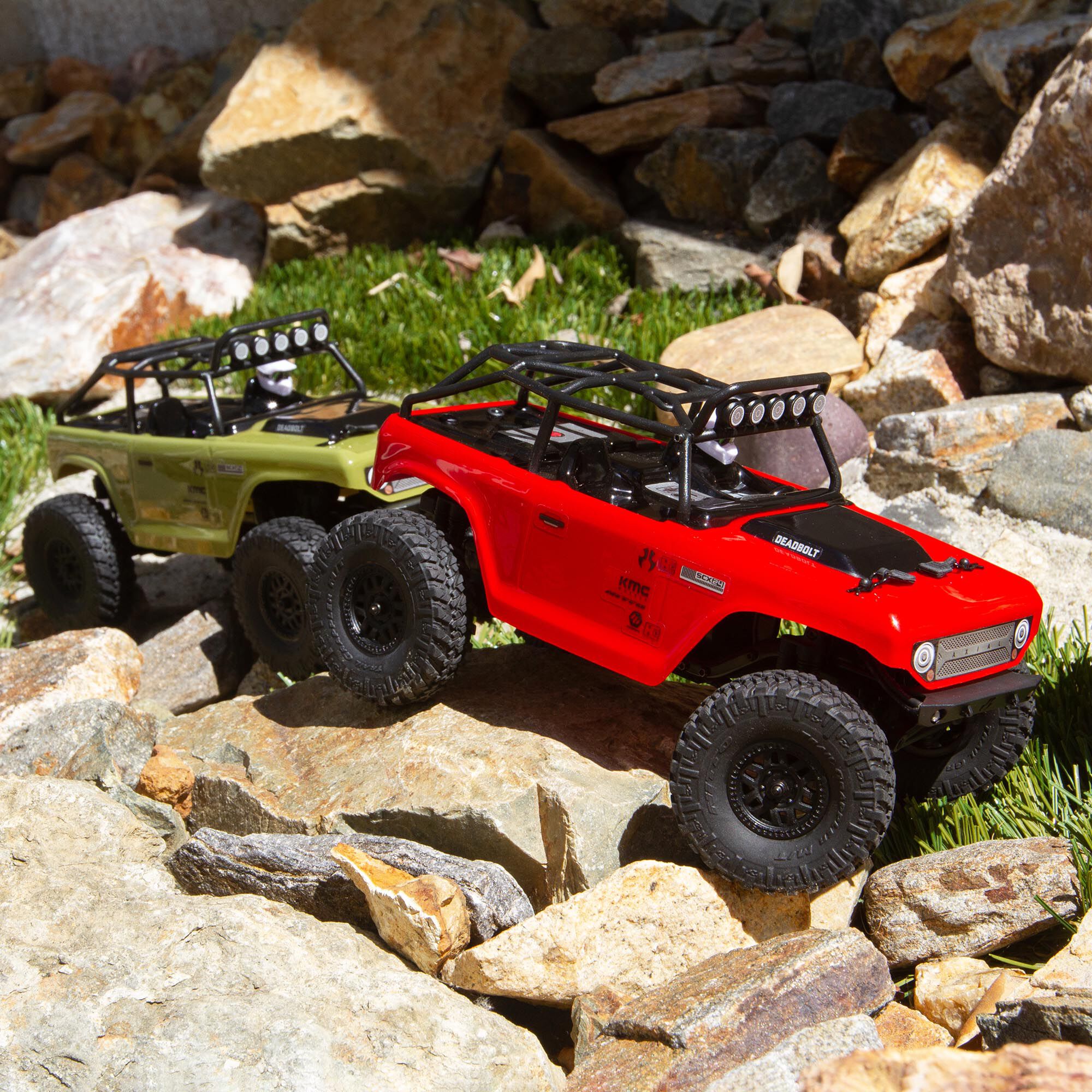 1/24 SCX24 Deadbolt 4X4 RTR Brushed Rock Crawler (Battery