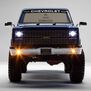 1/10 SCX10 III Base Camp 1982 Chevrolet K10 4X4 RTR Brushed Rock Crawler, Blue