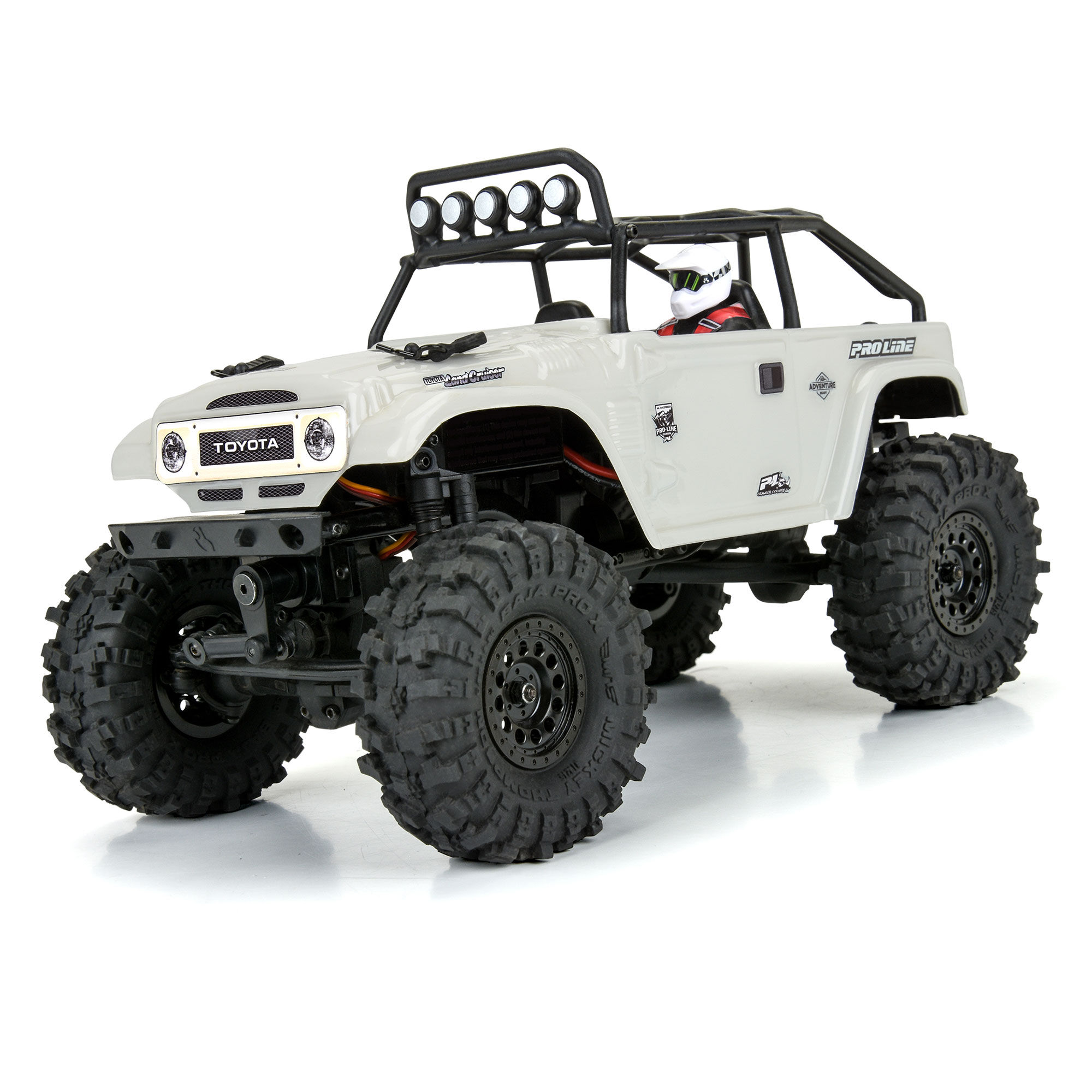1/24 1979 Toyota Land Cruiser FJ40 Clear Body with Trail Cage