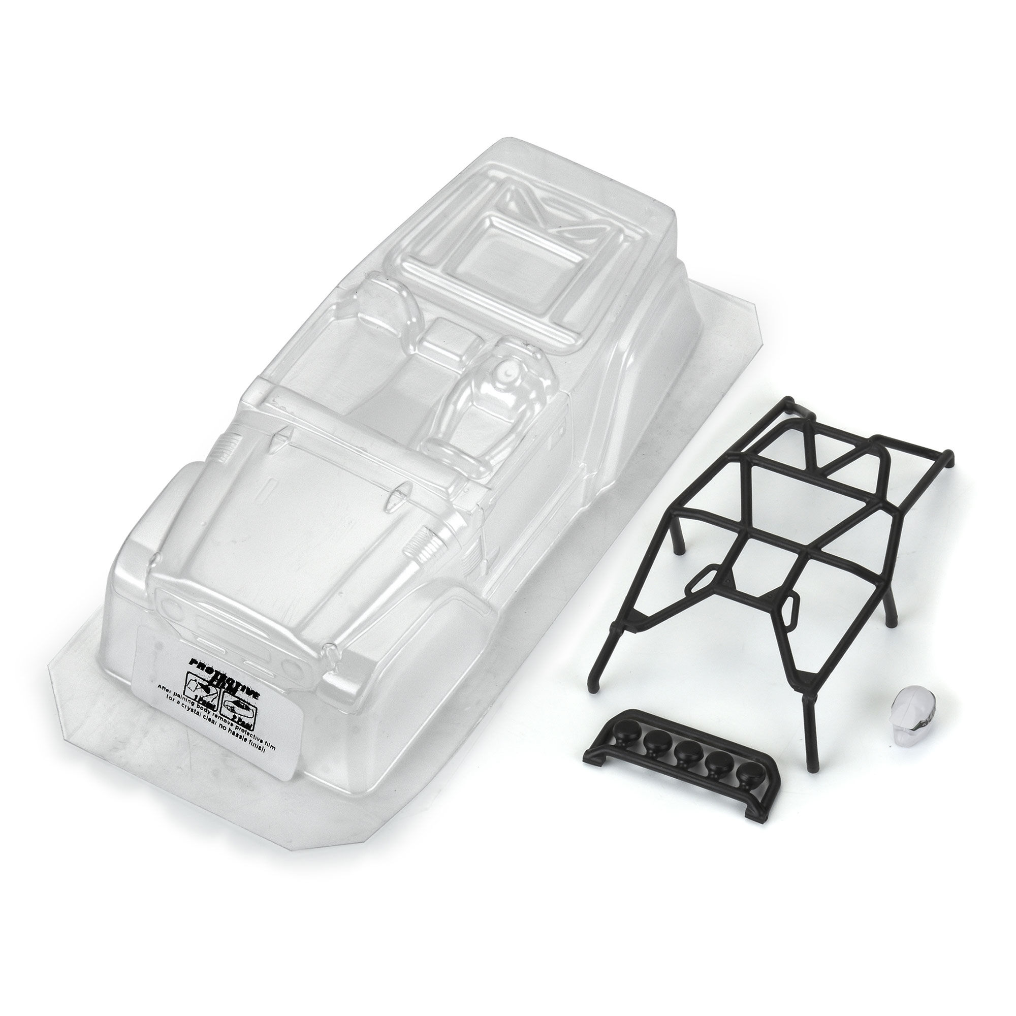 1/24 1979 Toyota Land Cruiser FJ40 Clear Body with Trail Cage
