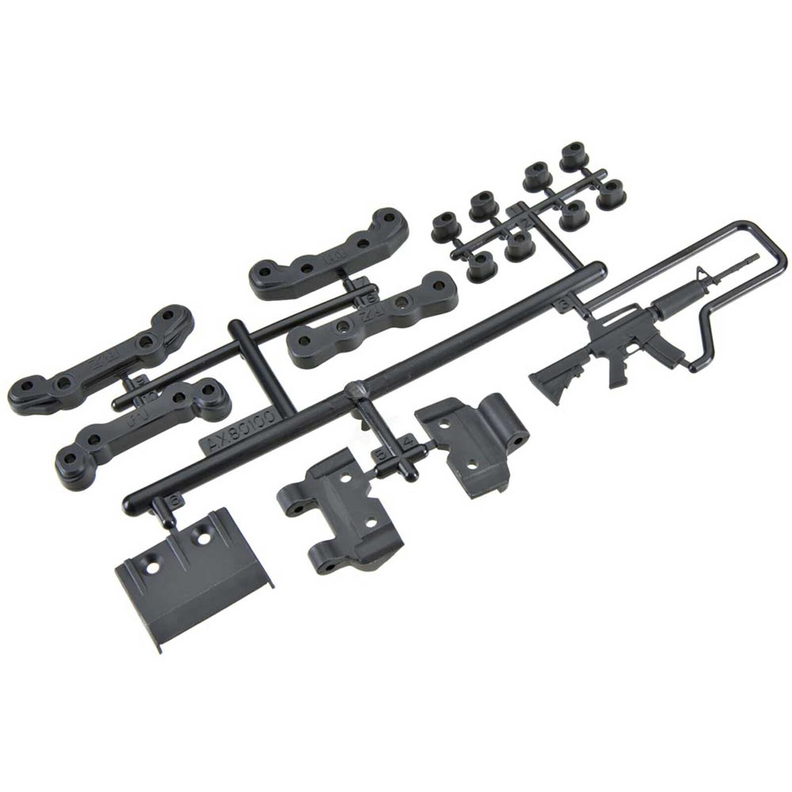 Chassis Guard Toe Block Insert Set Fr Re