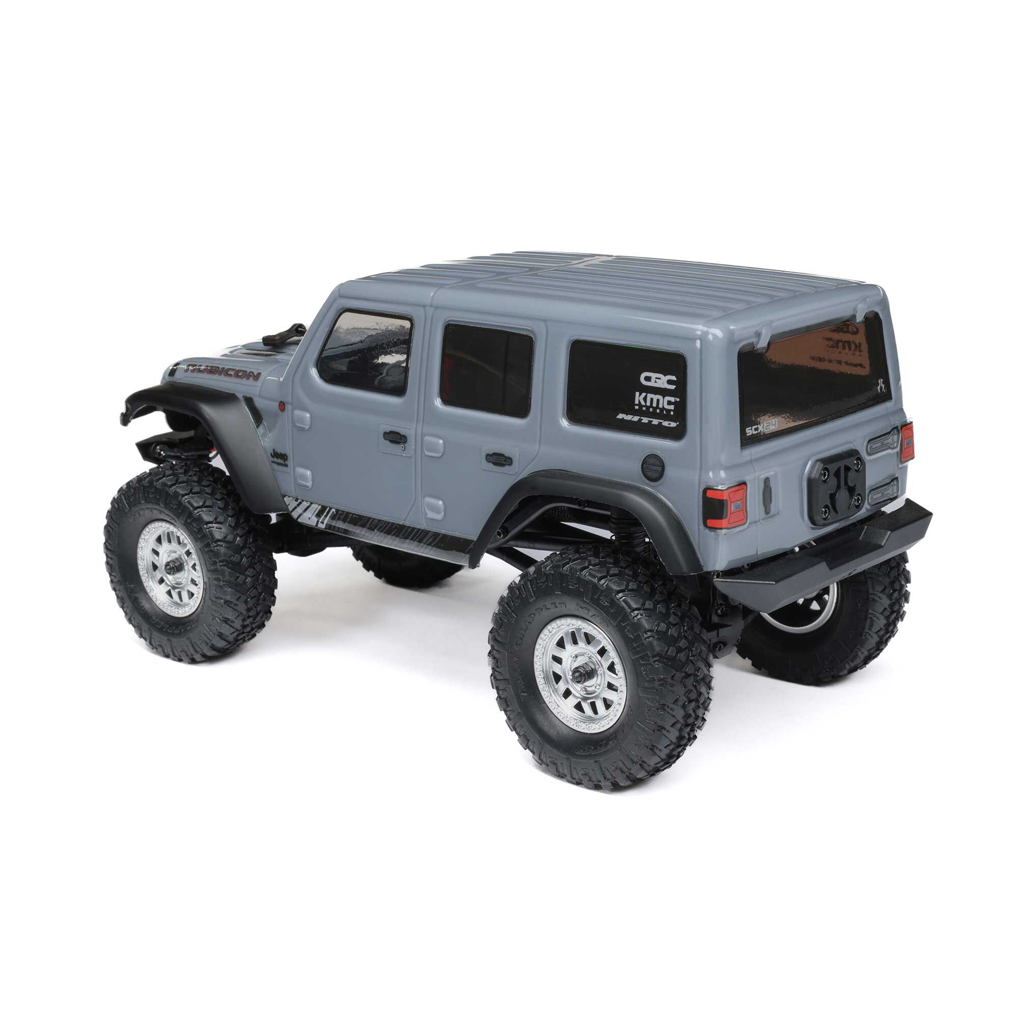 1/24 SCX24 2019 Jeep Wrangler JLU CRC 4X4 RTR Brushed Rock Crawler (Battery  & Charger Included), Gray