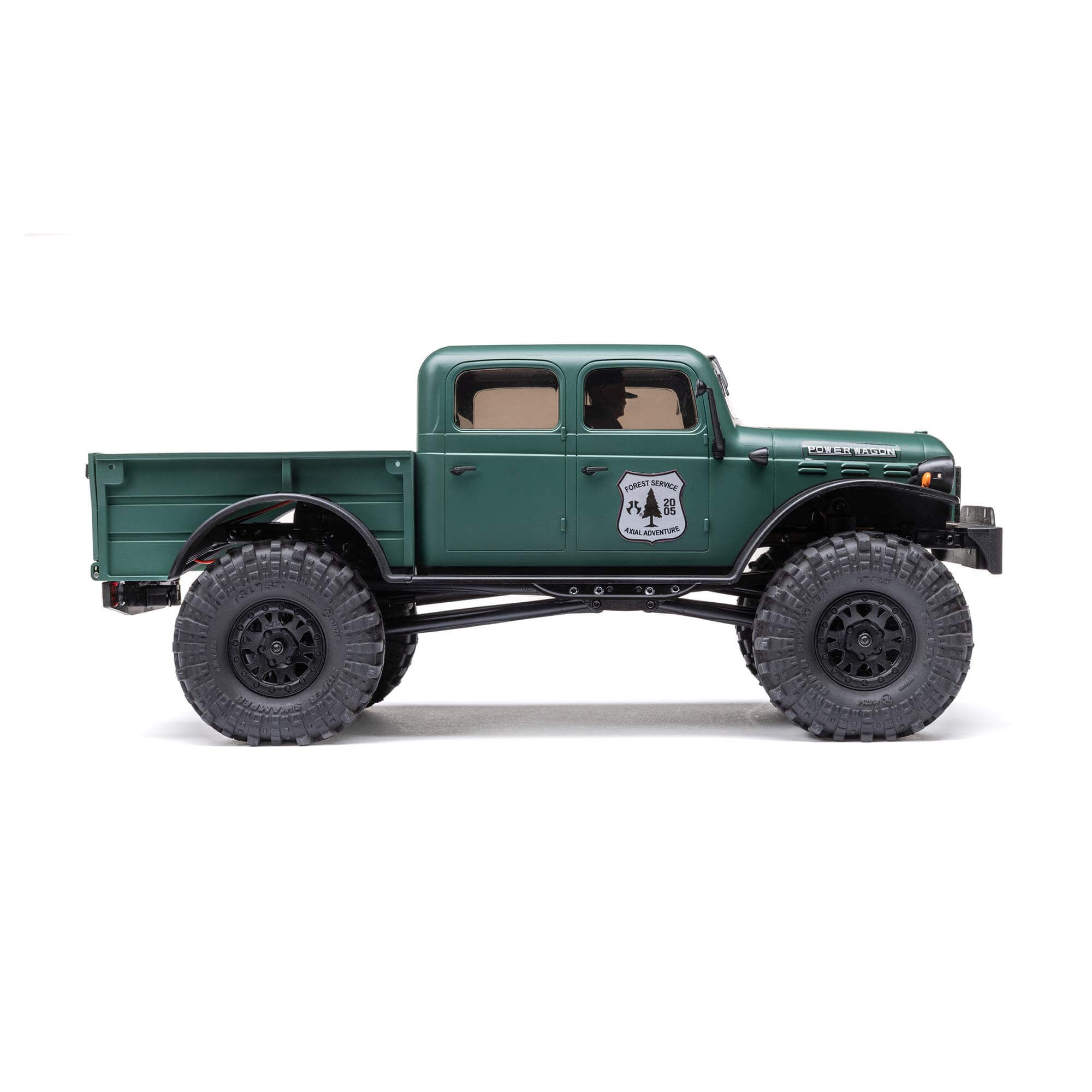 1/24 SCX24 Dodge Power Wagon 4X4 RTR Brushed Rock Crawler (Battery