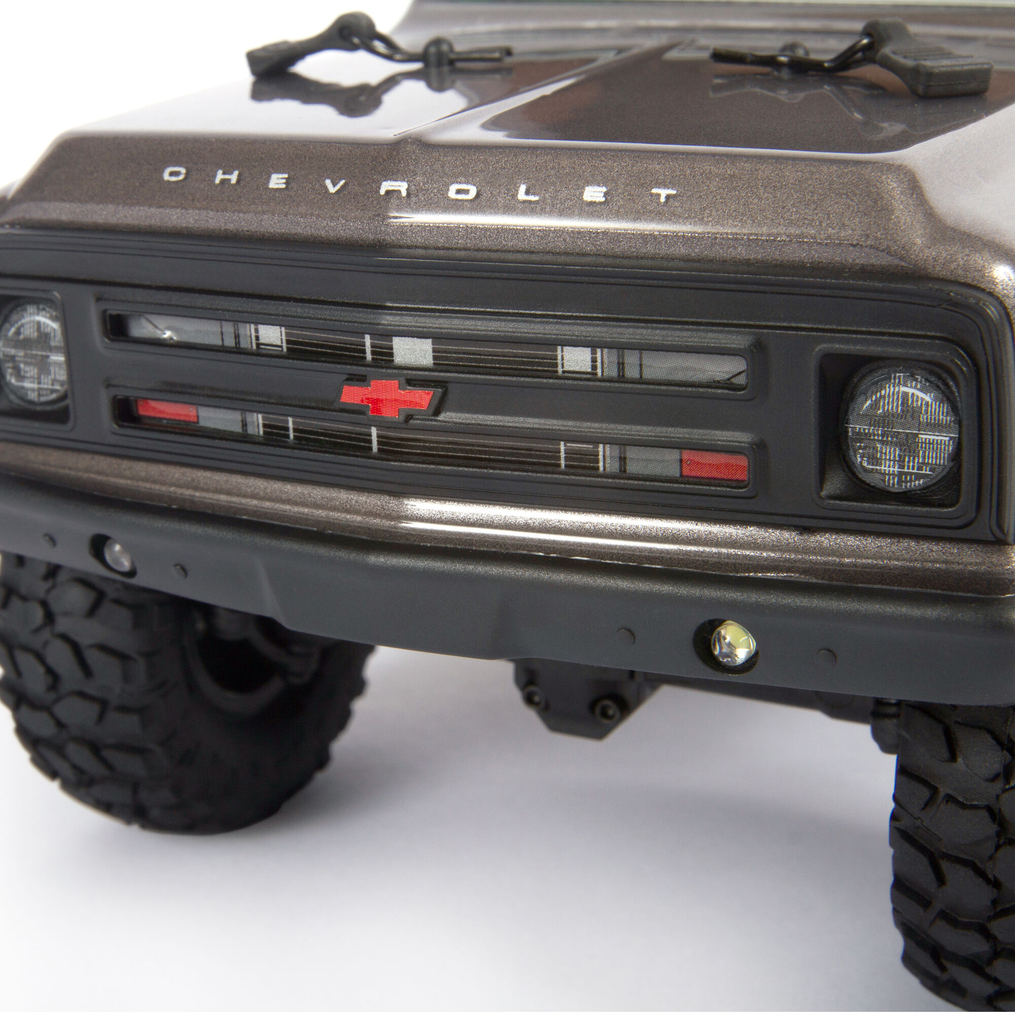 1/24 SCX24 1967 Chevrolet C10 4X4 RTR Brushed Rock Crawler (Battery &  Charger Included), Dark Silver | Axial Adventure