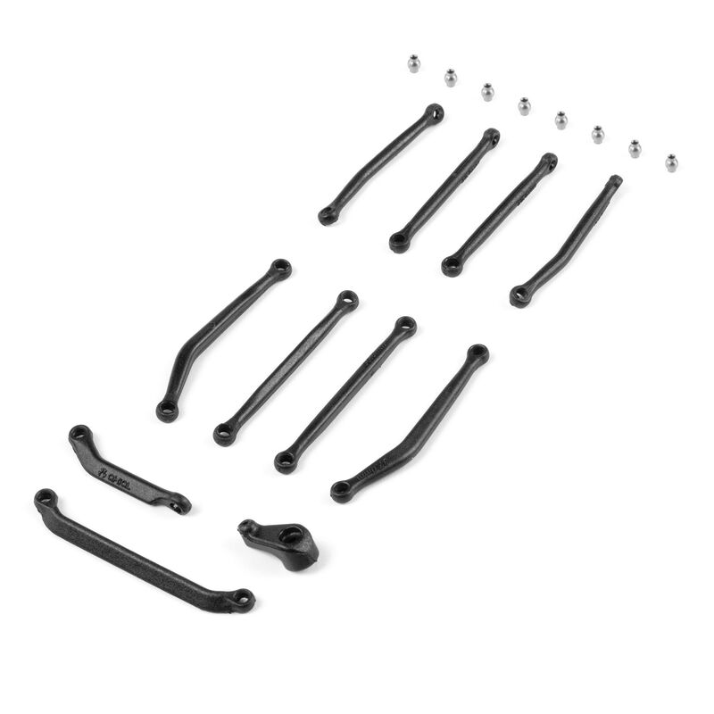 Axial 91mm Short Wheelbase Link Set, Servo Horn: SCX30