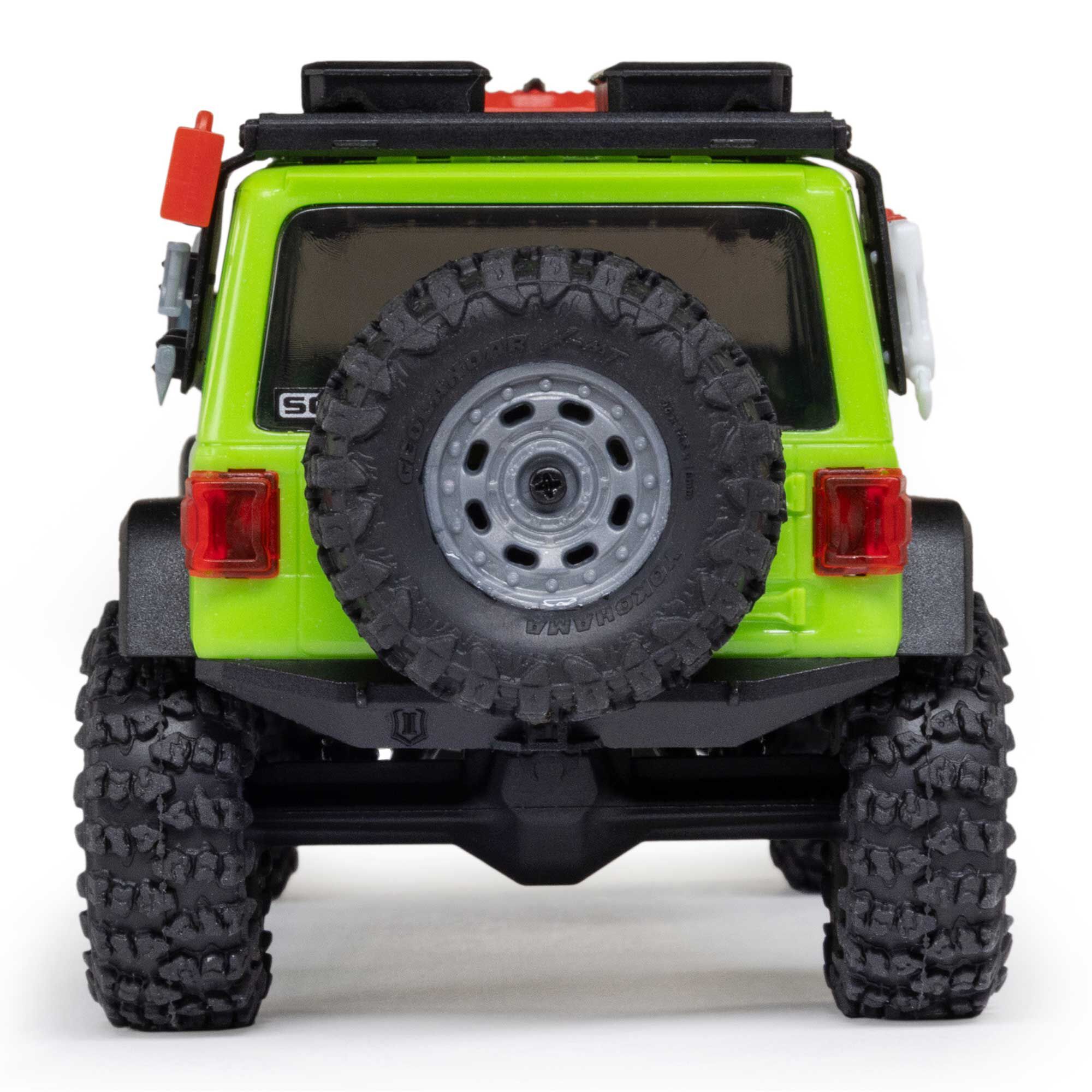 1/30 SCX30 Jeep Wrangler JLU 4X4 RTR Brushed Rock Crawler (Battery