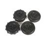ST28 Front Razor, Rear Paddle Tire and Wheel Set: Yeti Jr