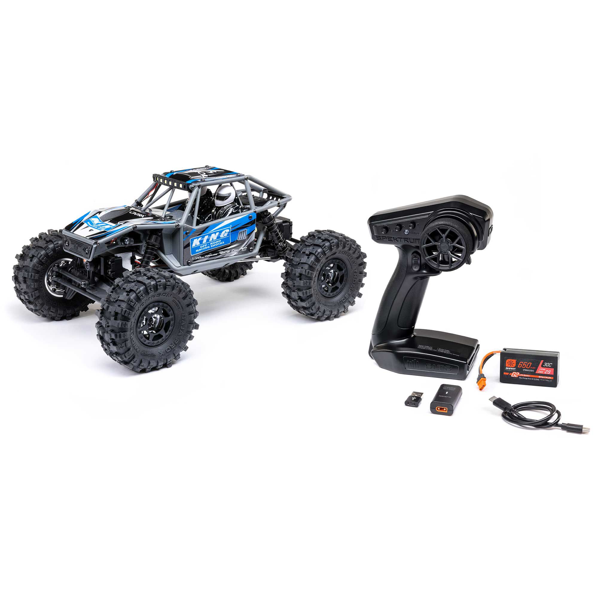 ホビーラジコン AXIAL CAPRA UTB18 RTR 1/18 UTB18 Capra 4WS 4X4 RTR Brushed Rock Crawler (Battery