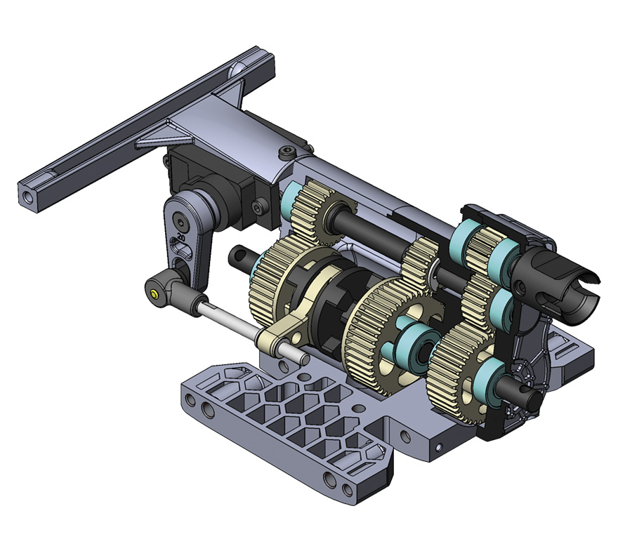 SCX10 Pro Transmission