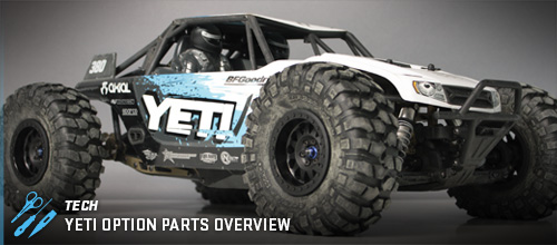 Yeti Option Parts Overview