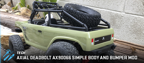 Axial Deadbolt AX90066 Simple Body and Bumper Mod