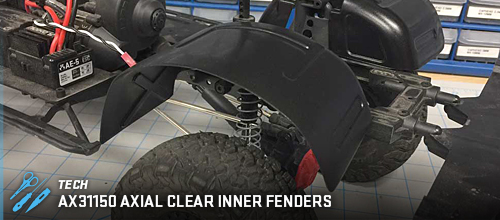 Product Spotlight: AX31150 Axial Clear Inner Fenders | Axial Adventure