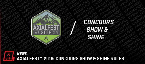 AXIALFEST2018 - Concours Show & Shine