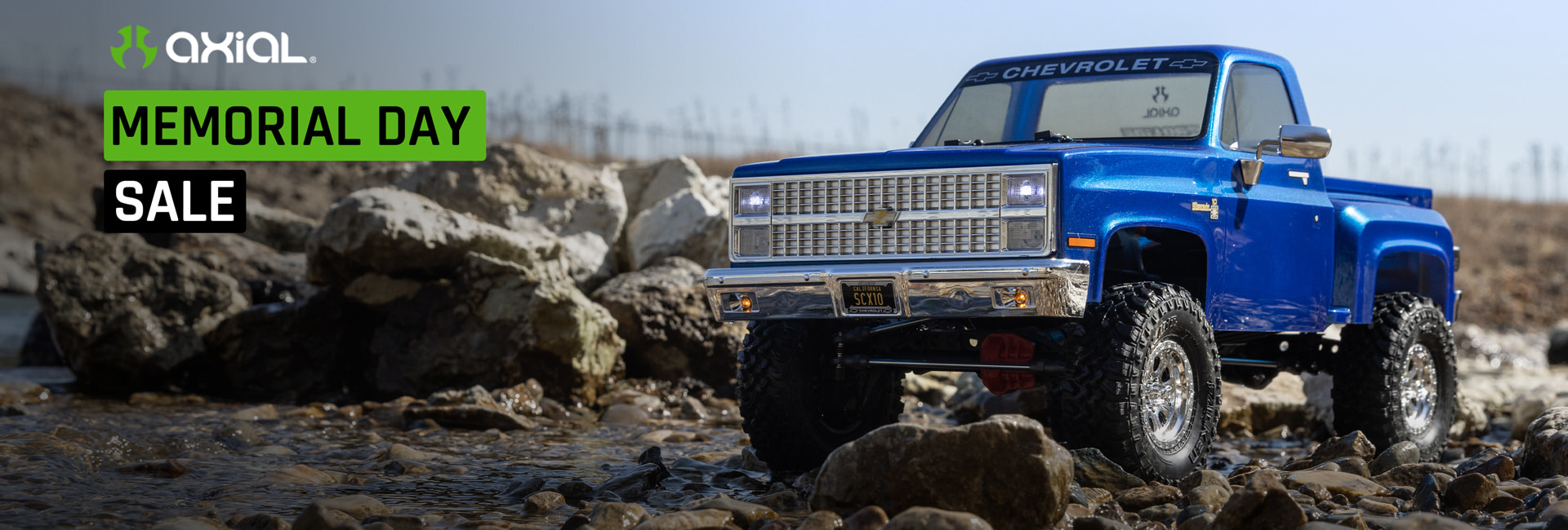 Axial 1/10 SCX10 III Base Camp 1982 Chevrolet K10 4X4 RTR Brushed Rock Crawler