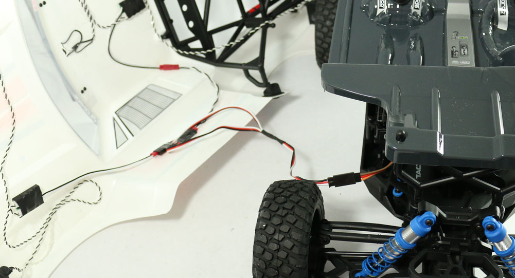 Adding Lights to the Axial Yeti SCORE Retro Trophy Truck