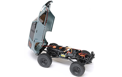 STEEL C-CHANNEL CHASSIS FRAME RAILS for the Axial SCX24 Toyota 4Runner 4x4 Readt to Run Rock Crawler