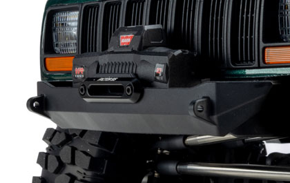 OFFICIALLY LICENSED DirtBound FRONT BUMPER for the Axial 1/10 SCX10 III Jeep Cherokee XJ 4X4 Ready-To-Run Brushed Rock Crawler