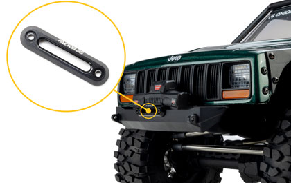 OFFICIALLY LICENSED FACTOR 55 HAWSE FAIRLEAD for the Axial 1/10 SCX10 III Jeep Cherokee XJ 4X4 Ready-To-Run Brushed Rock Crawler