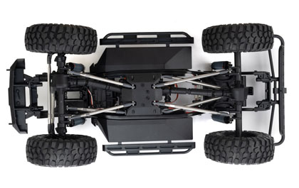 SCX10 III STEEL C-CHANNEL CHASSIS for the Axial 1/10 SCX10 III Jeep Cherokee XJ 4X4 Ready-To-Run Brushed Rock Crawler