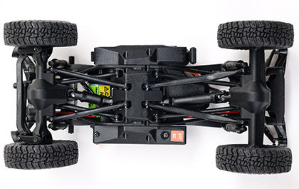 HIGH-PERFORMANCE CHASSIS for the Axial 1/30 SCX30 Ford Bronco 4X4 Rock Crawler RTR