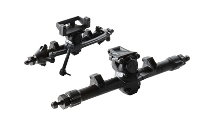 FRONT AND REAR SOLID AXLE HOUSINGS  for the Axial /24 SCX24 Chevrolet C10 RC Rock Crawler