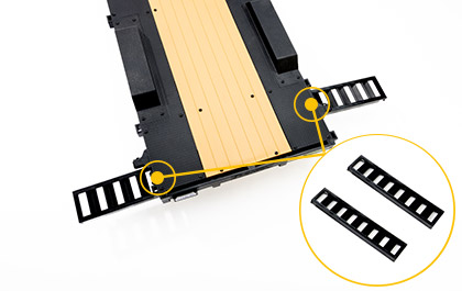 DETACHABLE LOADING RAMPS for the Axial SCX10 Flat Bed Vehicle Trailer