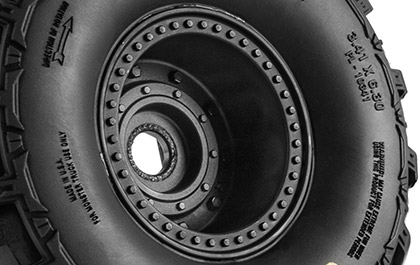 Pre Mounted Convenience for the Pro-Line Dreadnaught Front/Rear Tire