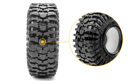 High-Contact Tread Pattern for the Pro-Line 1/10 Mickey Thompson Baja Pro Crawler Tires
