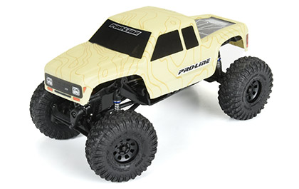 Lighter Where It Counts for the Pro-Line Limited Edition Pre-Cut/Pre-Painted Coyote High Performance Tan Topo Body 