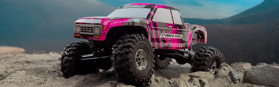 Durable for Real Terrain for the Pro-Line Limited Edition Pre-Cut/Pre-Painted Coyote High Performance Pink Fury Body