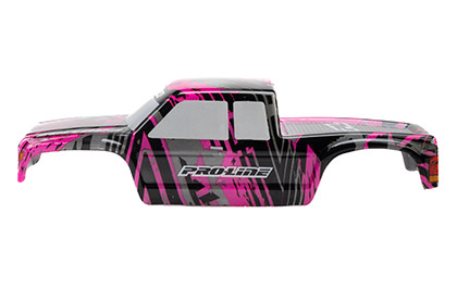 Factory Finished. Ready to Rip. for the Pro-Line Limited Edition Pre-Cut/Pre-Painted Coyote High Performance Pink Fury Body