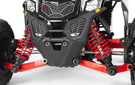 Exploded view: Axial Yeti Jr. Can-Am Maverick 4WD 1:18 RTR - Disky