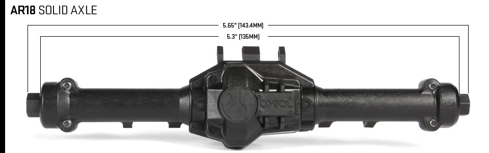 AR18 ソリッド リア アクスル