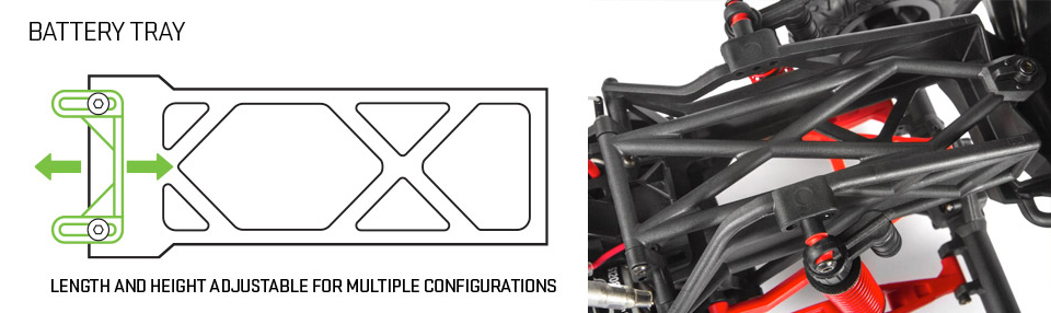 Adjustable Battery Tray