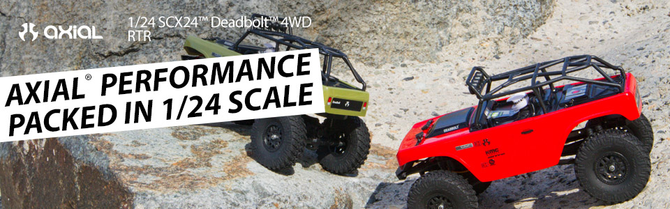 SCX24™ Deadbolt™ 1/24 スケール 4WD RTR