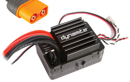 DYNAMITE<sup>®</sup> AE-5L ESC W/ DRAG BRAKE, WATERPROOF