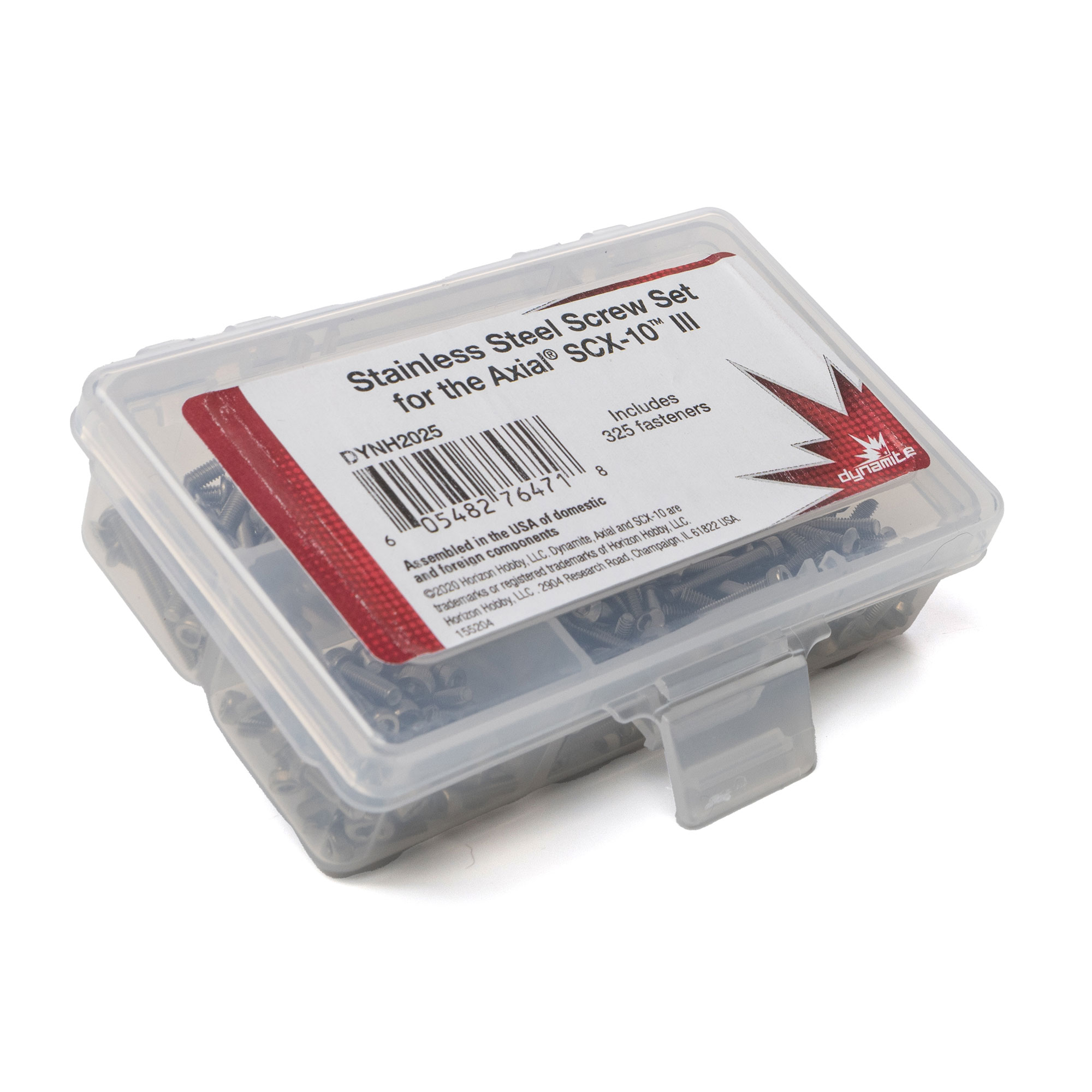 Axial SCX10iii 組立済みキット 送受信機セット Dynamite Stainless Steel Screw Set: Axial SCX10 III | Axial Adventure