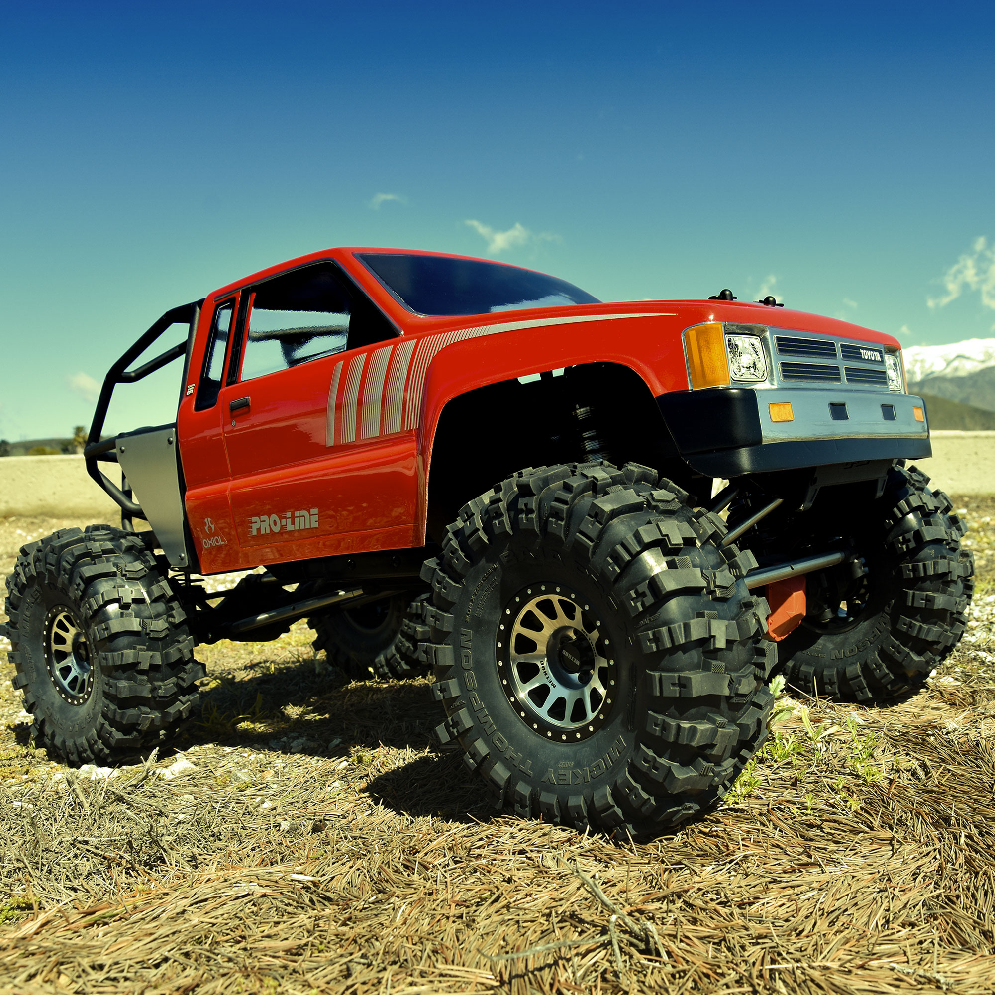1/6 1985 Toyota Hilux SR5 Cab-Only Clear Body: SCX6 | Axial 1/6 1985 Toyota Hilux SR5 Cab-Only Clear Body: SCX6 | Axial