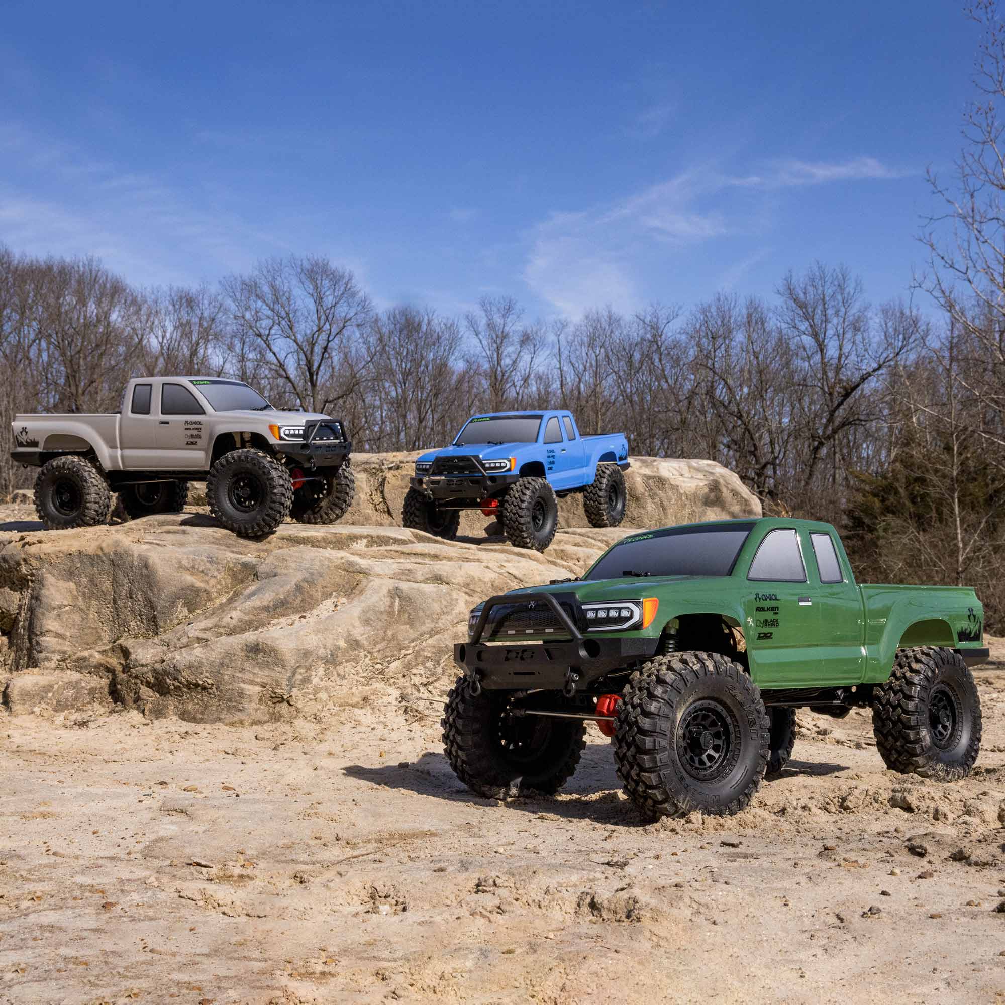 1/10 SCX10 III Base Camp 4X4 RTR Brushed Rock Crawler, Gray