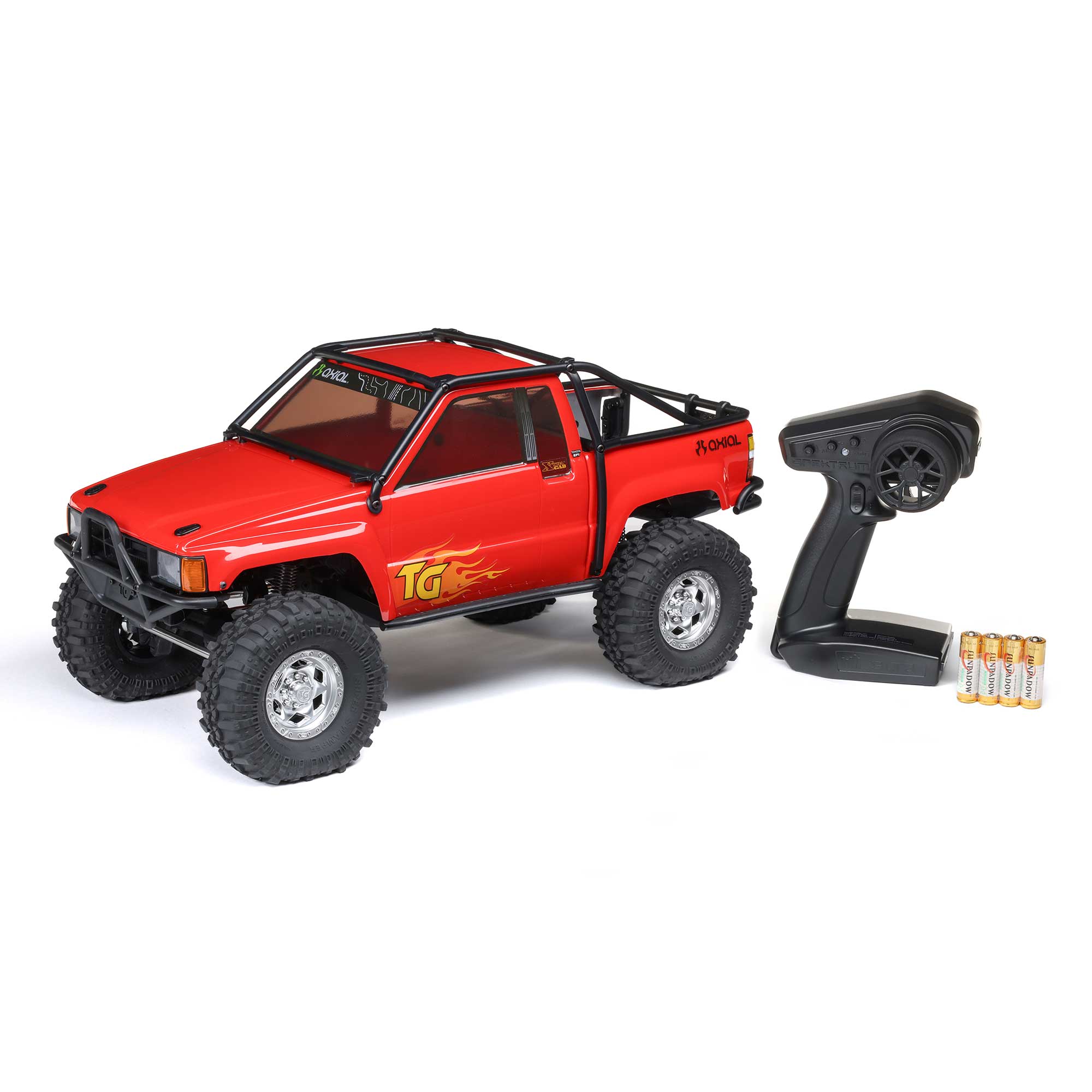 1/10 SCX10 III 1987 Toyota SR5 4X4 RTR Brushed Rock Crawler, Red
