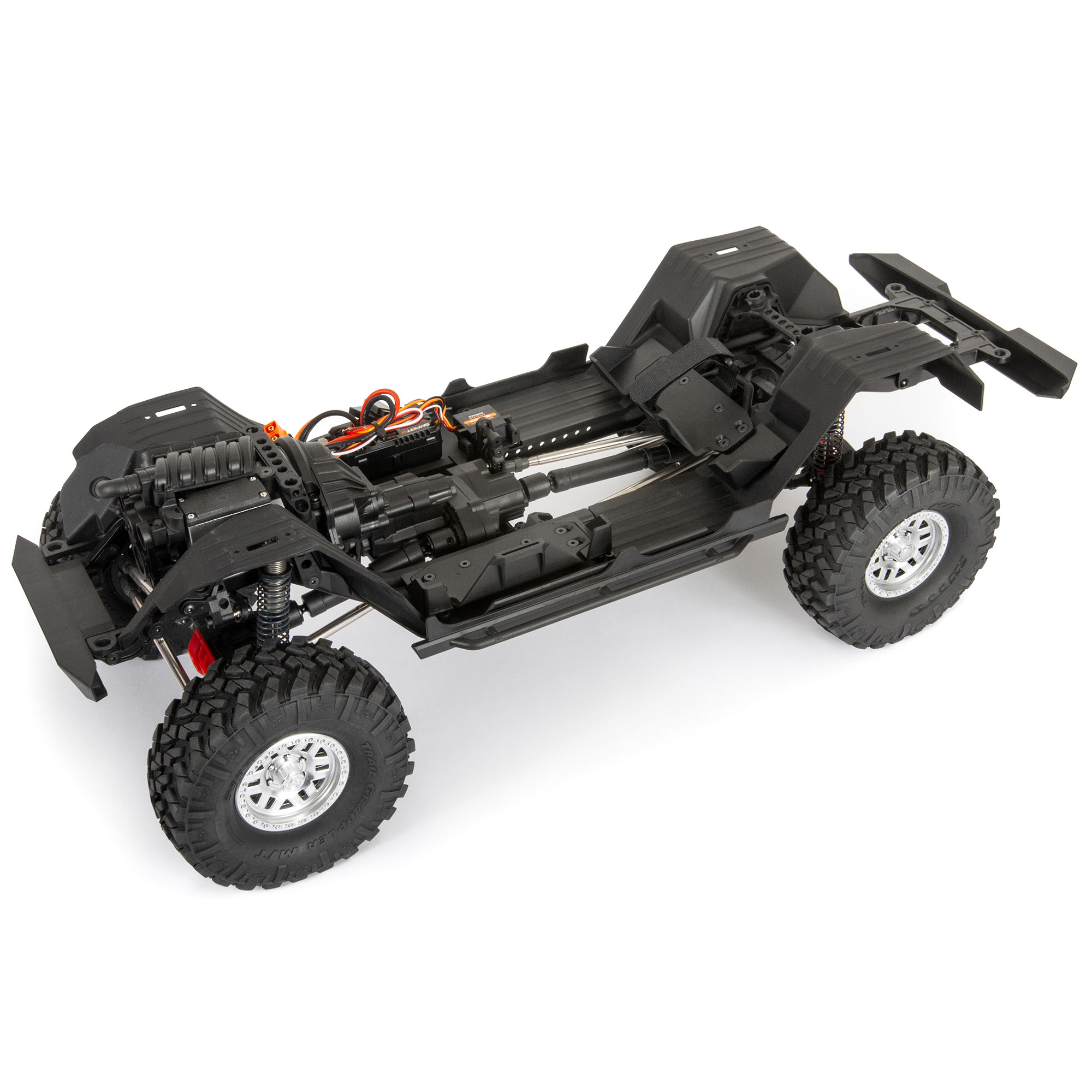 1/10 SCX10 III Jeep JT Gladiator 4X4 RTR Brushed Rock Crawler, Red