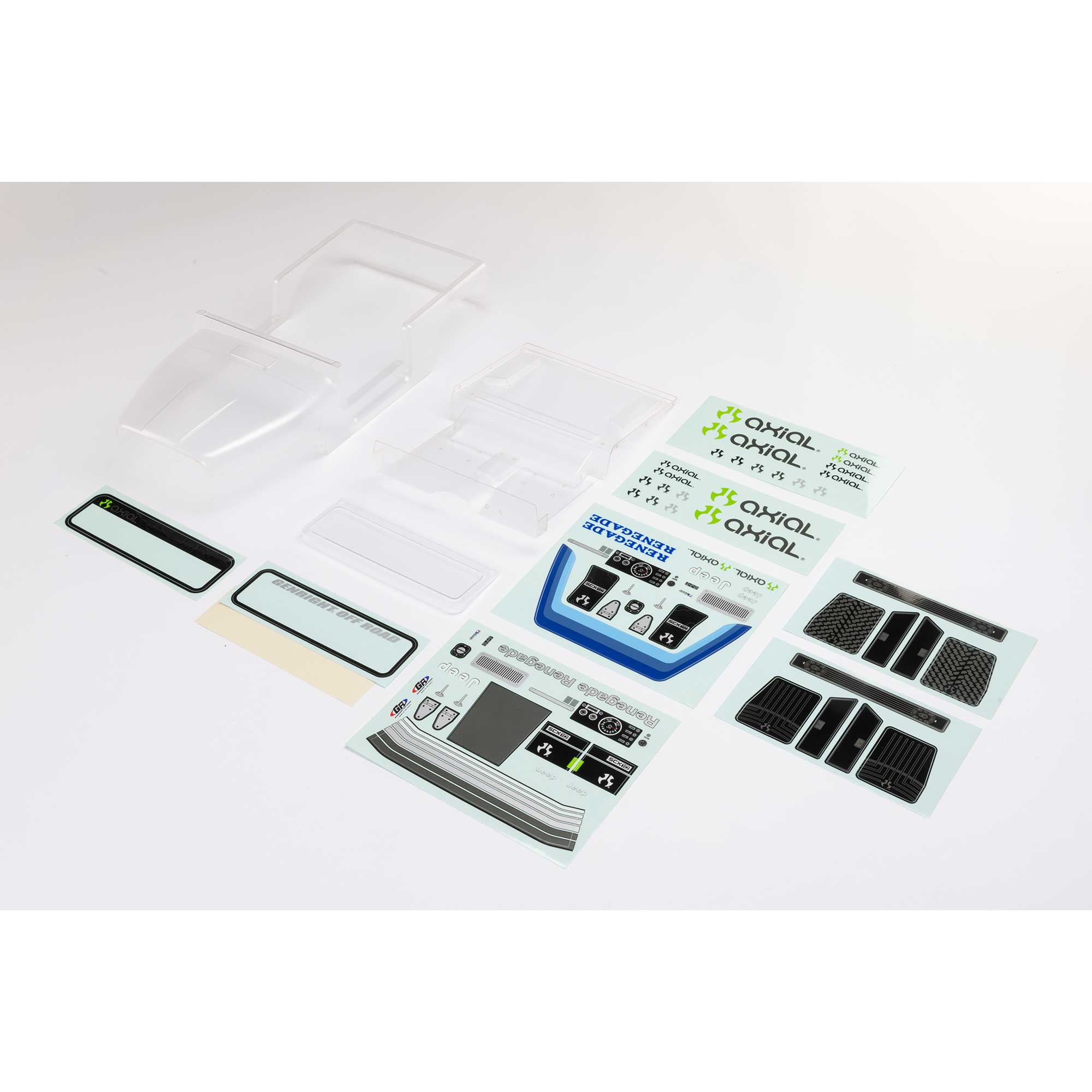 Axial Jeep CJ-7 Body Set, Clear: SCX10 III | Axial Adventure