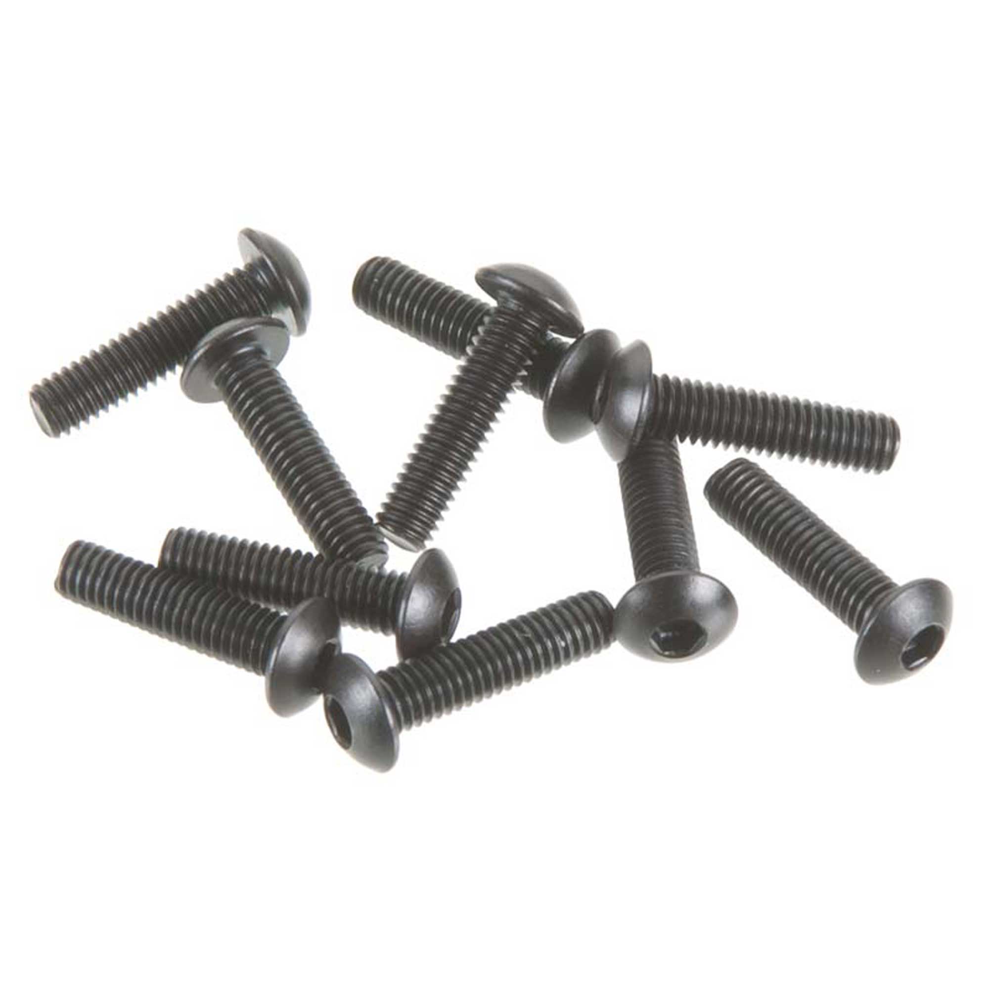 Hex Socket Button Head M3x12mm, Black (10) | Axial Adventure