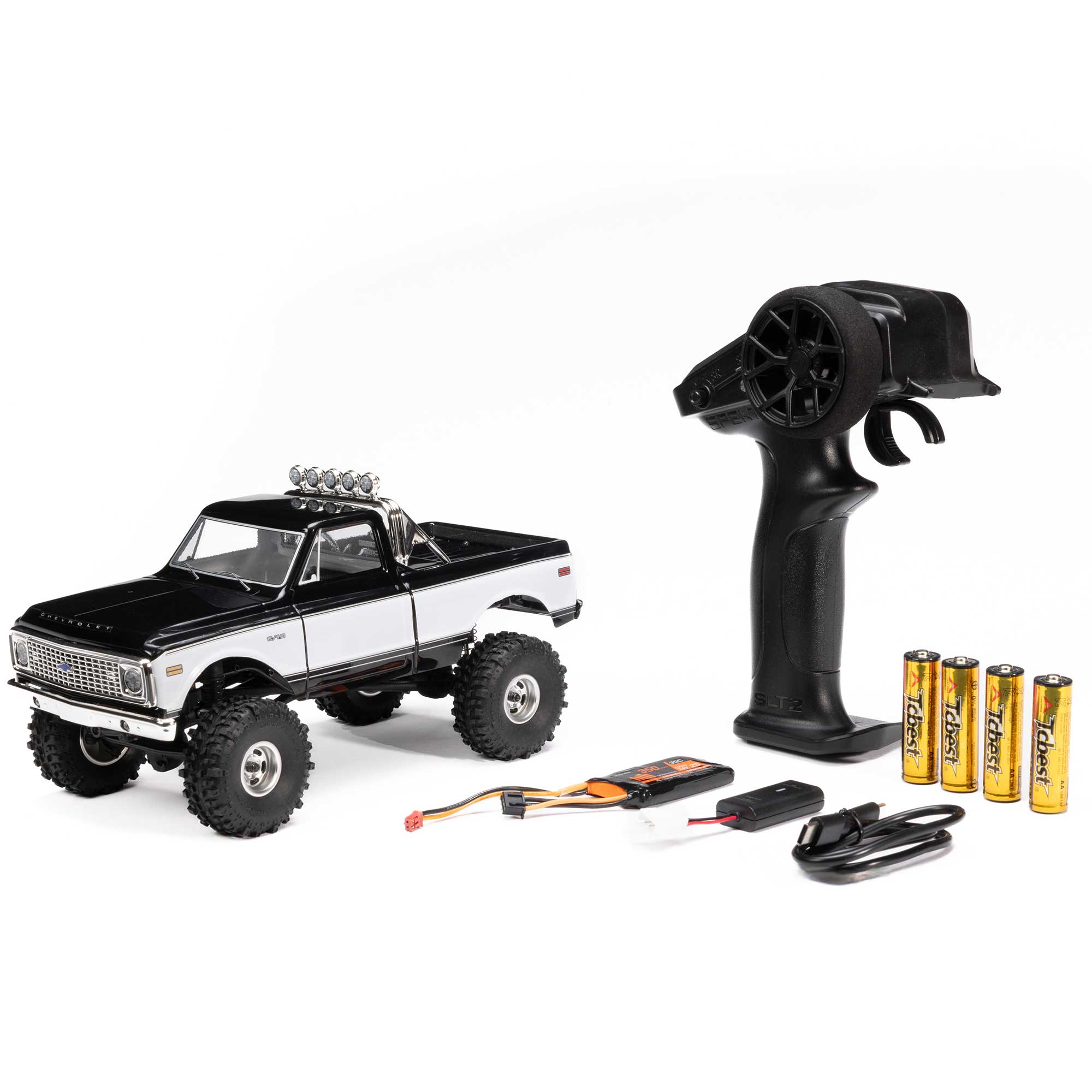Axial 1/24 SCX24 1967-1972 Chevrolet C10 4WD Truck RTR, Black