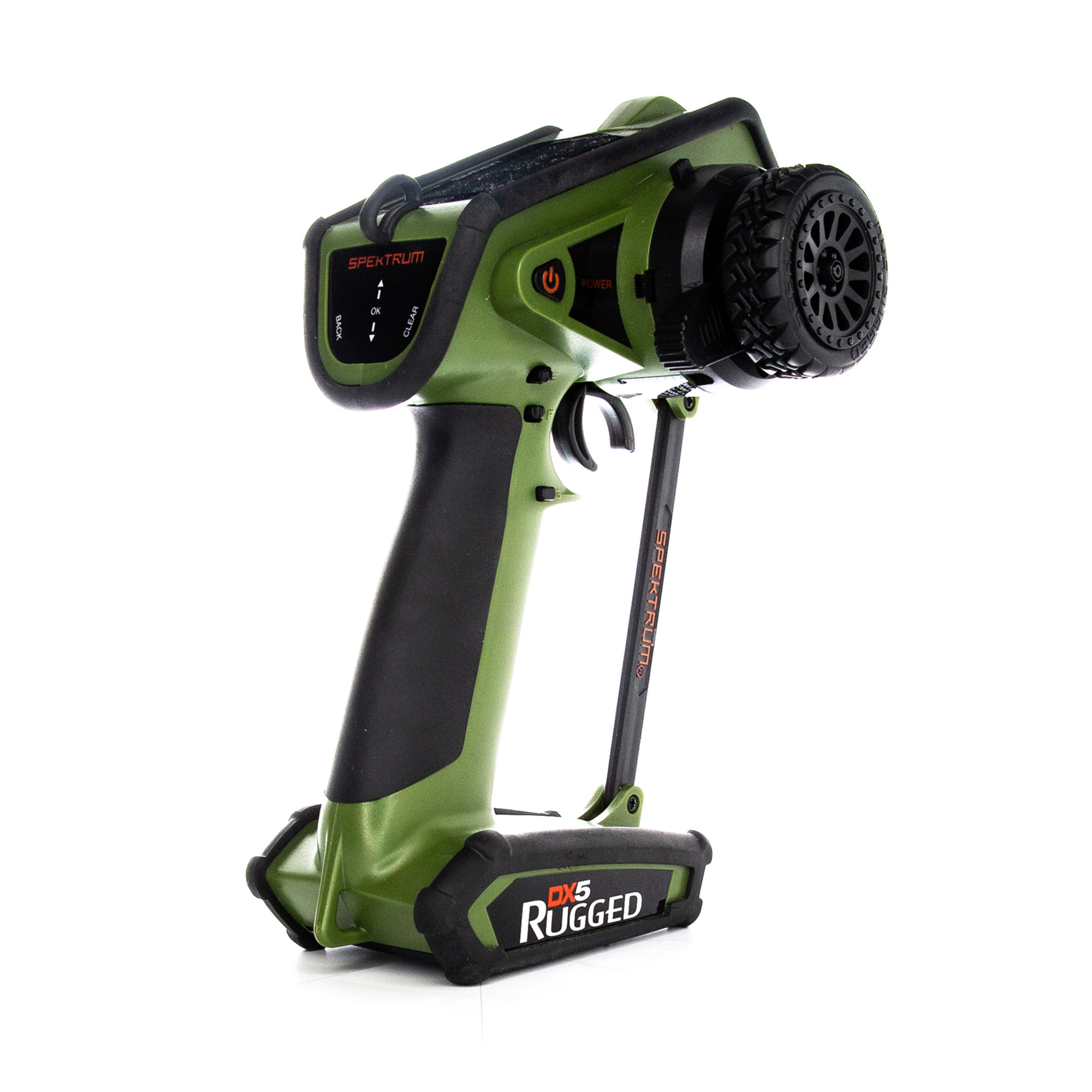 DX5 Rugged 5-Channel DSMR Transmitter Only, Green | Axial Adventure